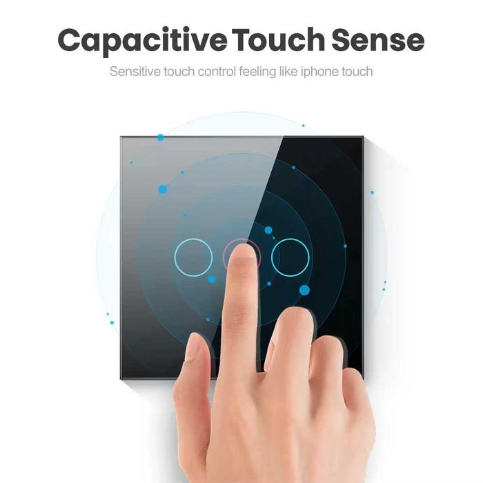 Avatto TS03 Wi-Fi Ключ за осветление БЕЗ изискване на НУЛЕВ проводник