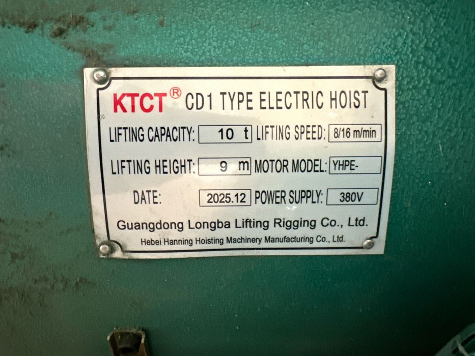 Телфер 10 тонна 9 метр трос хитой сифатли заводдан