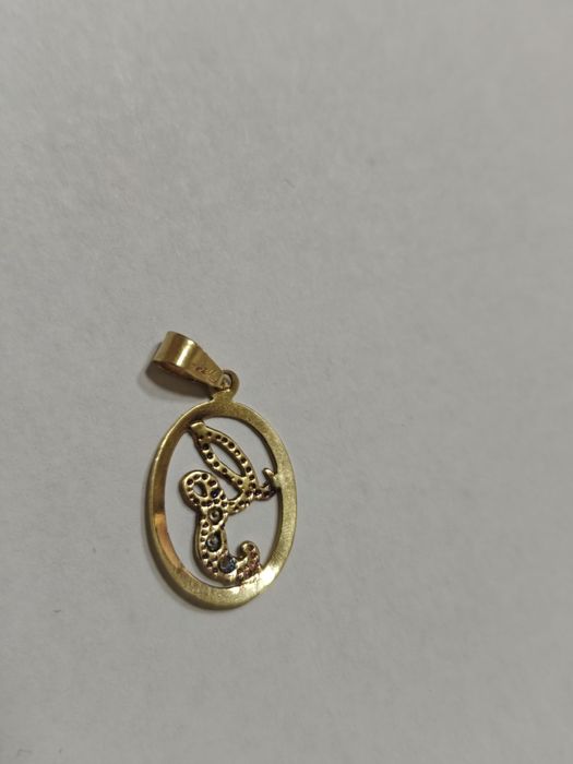 Medalion inițială G aur 18k 0.67gr(r)