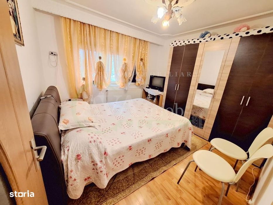 Apartament 2 camere+balcon de 8.5 mp, Mobilat, zona Nord