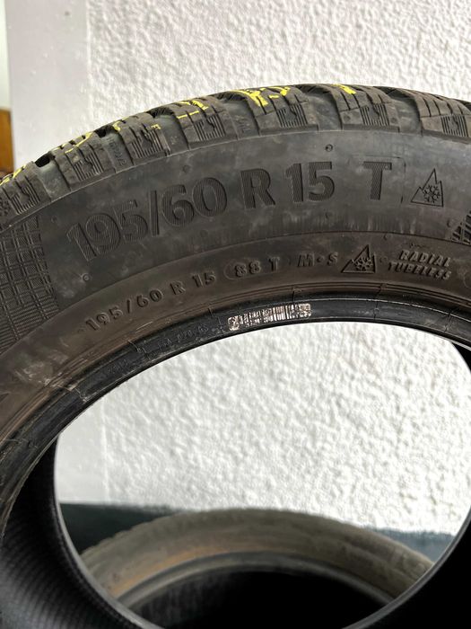 Set Anvelope de Iarnă Continental 195/60 R15 | Montaj inclus