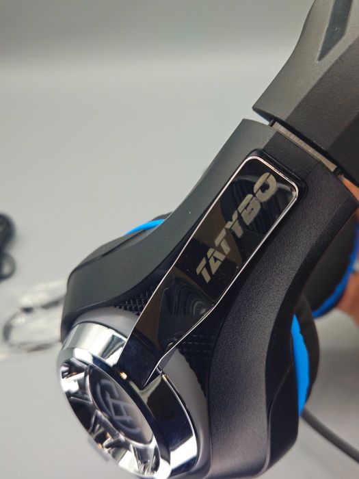 Геймърски слушалки с микрофон, 3.5 мм, LED, сплитер, USB удължител