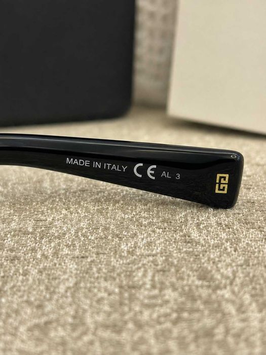 Ochelari de soare Givenchy GV 7156/S 807IR – negru/auriu – Made in Italy + toc