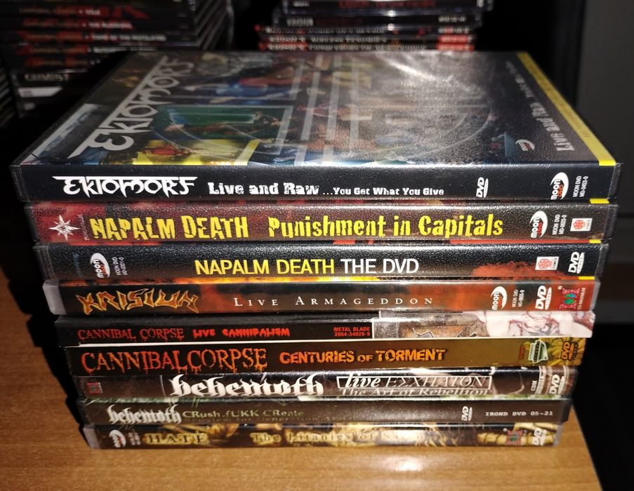 Продам metal CD/DVD диски (альбомы, концерты)