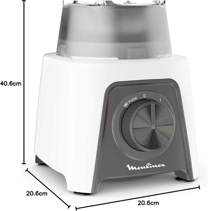 Блендер Moulinex Blendeo+ (LM2C01) 450W неръждаема стомана, 2 скорости