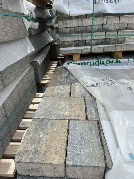 Павета Appia Antica, 6см, комби формат, цвят: сив меланж - #Земелрок