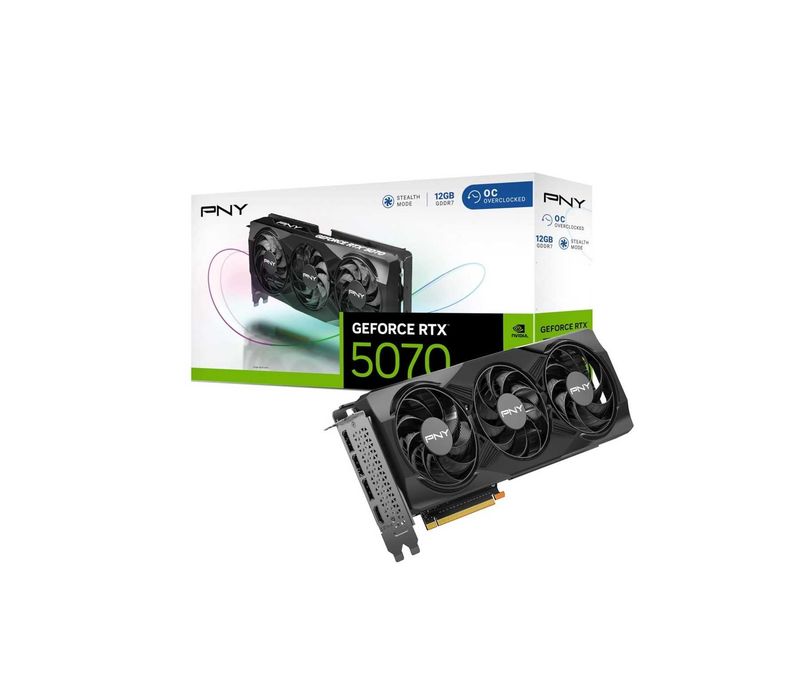 ' Видеокарта PNY RTX 5070 OC Triple Fan 12GB