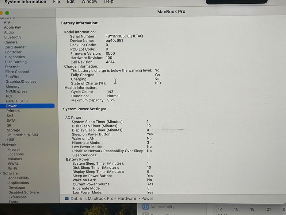 MacBook Pro 14'' M1  32GB RAM 512GB SSD