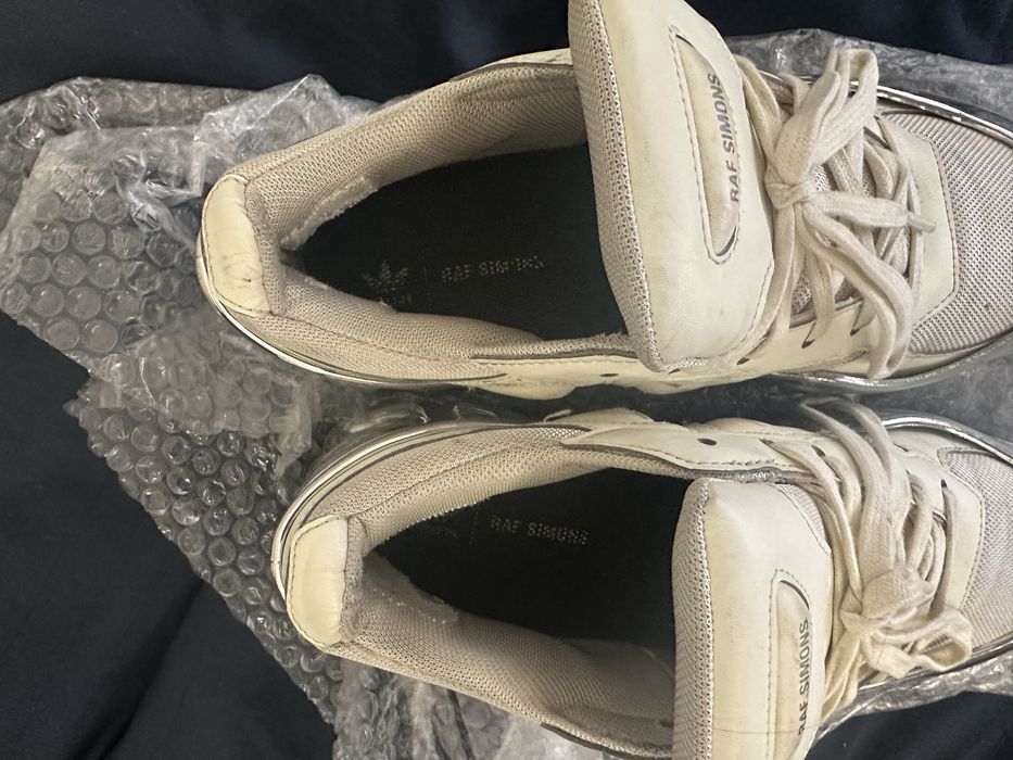 Raf Simons Ozweego Metallic Cream White
