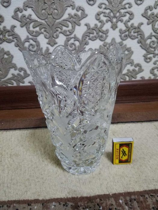 Красивые вазы хрусталь чехия