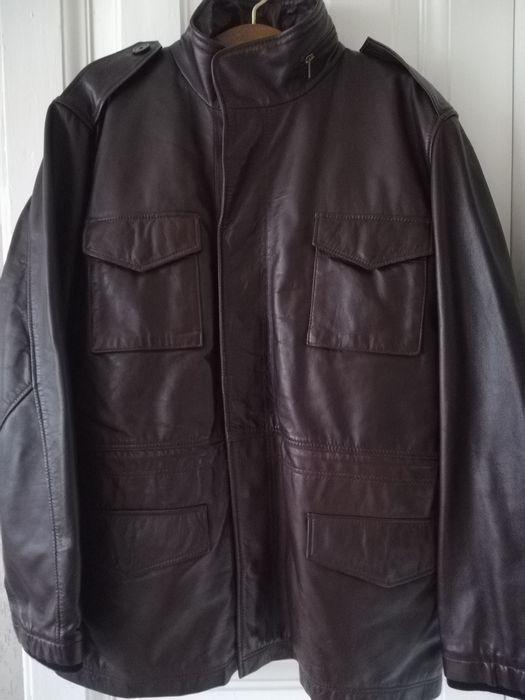 Geaca piele bărbați Ink L