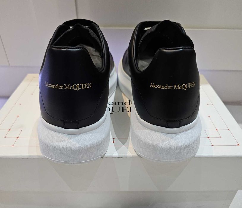 #SUMMER SALE# Alexander McQueen Sneaker Negru Cu Alb - Verificare Colet -