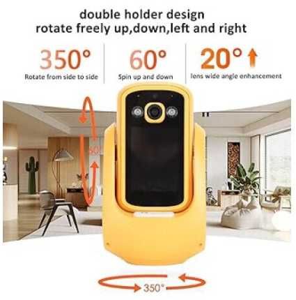 Камера жълта с екран WI-FI