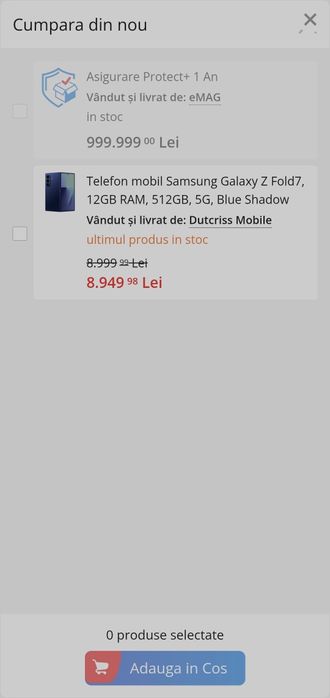 Samsung  z fold 7/Schimb S26 ultra