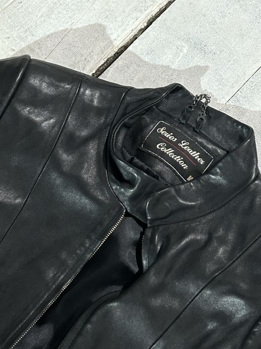 Кожанная куртка женская