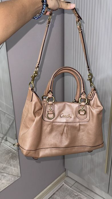 Сумка Coach оригинал, натуральная кожа