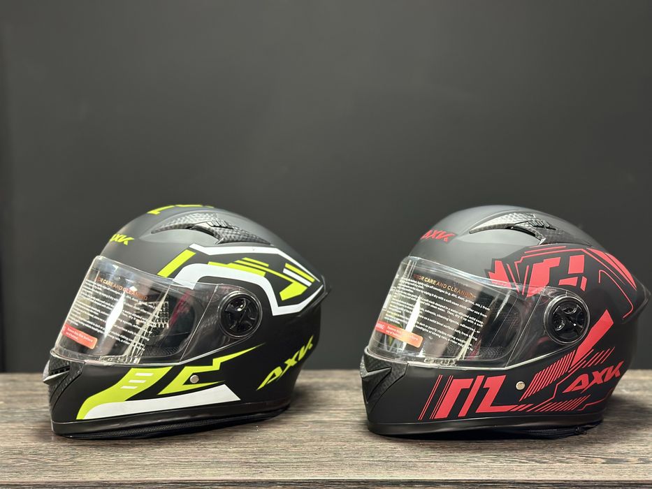 Мото Шлем интеграл бренда AXK. Большой выбор Мотошлемов и Экипировки!
