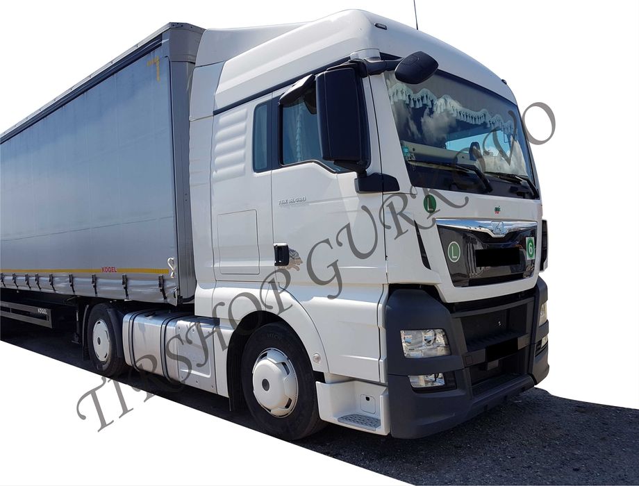 Тас пластмасов бял 22.5 инча за камиони и ремаркета предни и задни