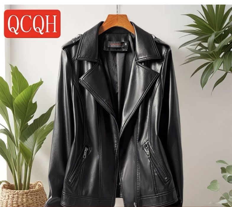 Кожанный куртка.Новый.