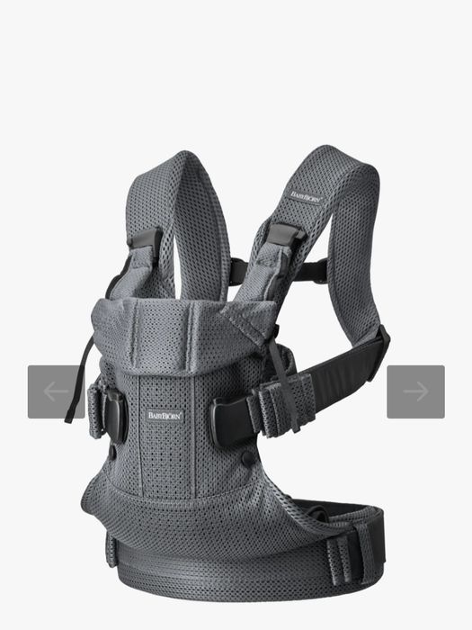 BabyBjörn Бебешка ергономична раница One, Air Mesh 3D, Anthracite
