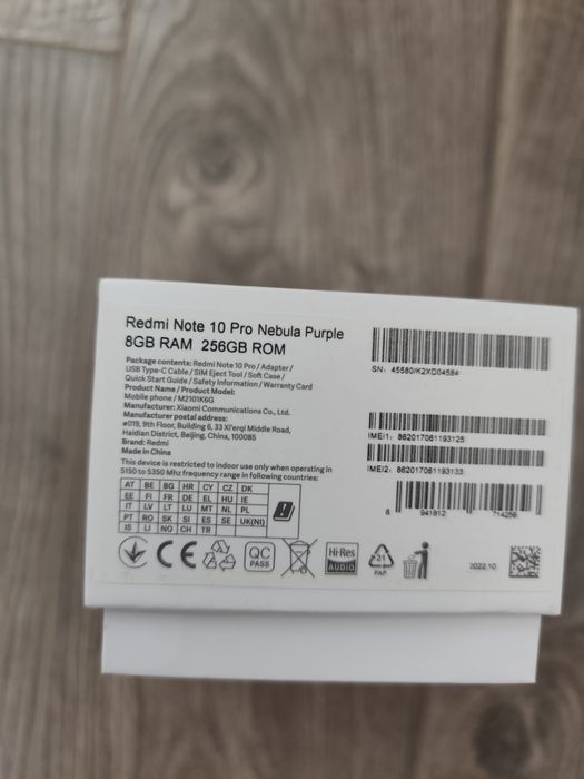 Redmi Note 10Pro,256GB
