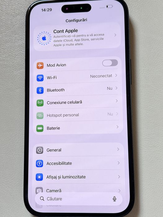 Curier 5 ron. iphone 15 pro ca nou bateria 96% folie si husa