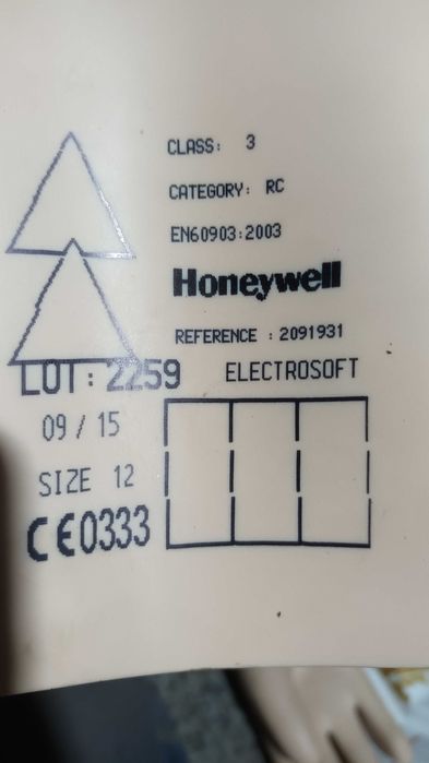 Manusi electroizolante Honeywell ELECTROSOFT, 26500V, clasa 3, inalta