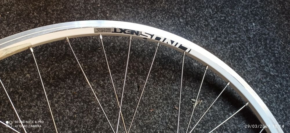 Roată 28-29 Nexus 7 spițe  Inox jantă dublă aliaj dublucapsată