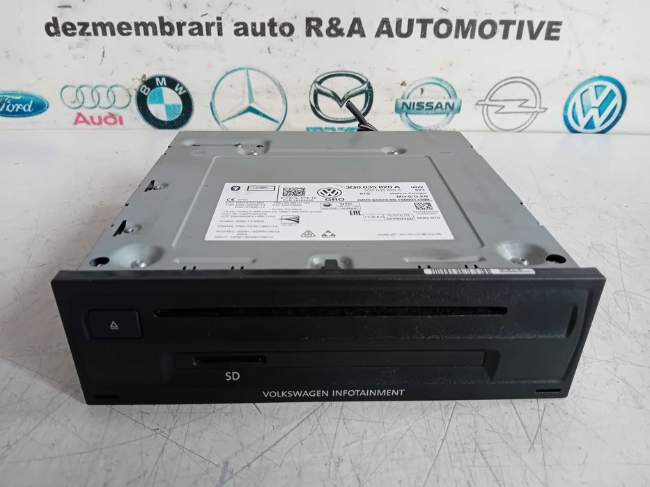 Unitate Navigatie Multimedia Vw Passat B8 Golf 7 Cod 3Q0035820A