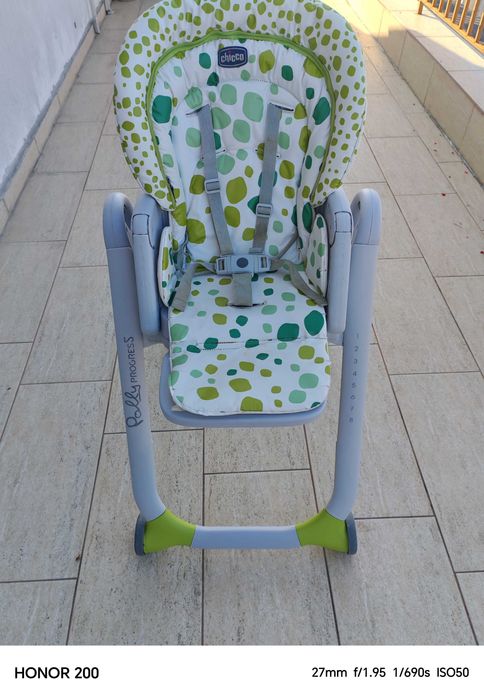 Scaun de masa pentru copii Chicco Polly Progres 5 in 1,