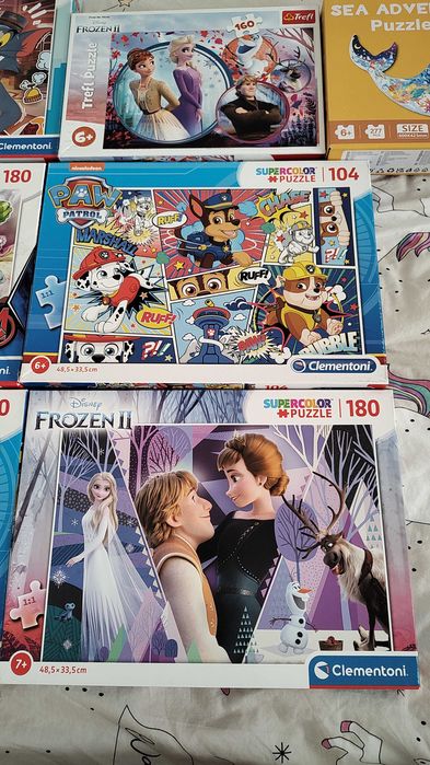 Продавам пъзели - 10 броя