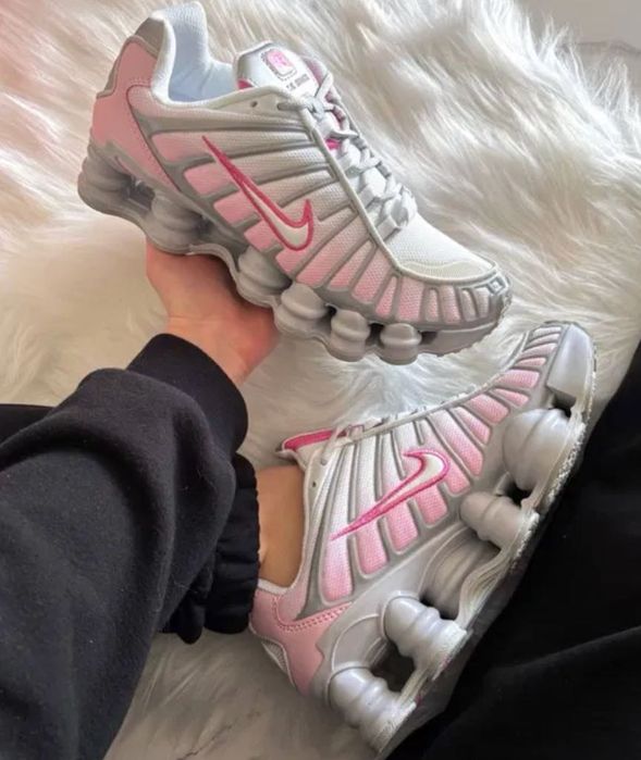 НОВИ! Nike Shox TL | Pink/White | + КУТИЯ