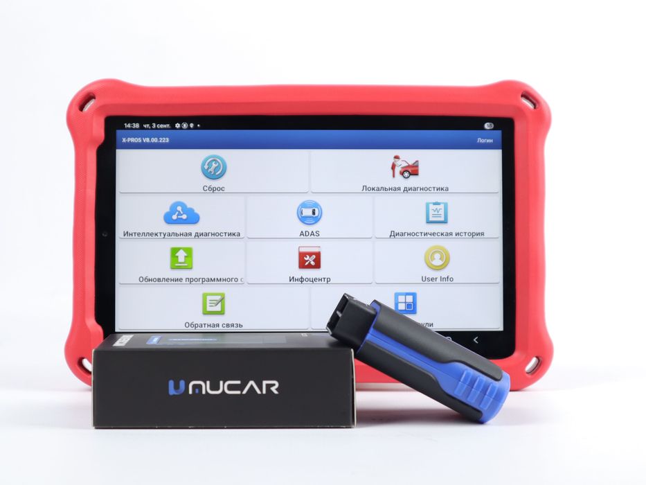 MUCAR DRIVERSCAN автосканер + планшет, сервер X-PRO 5, 800+ марок авто