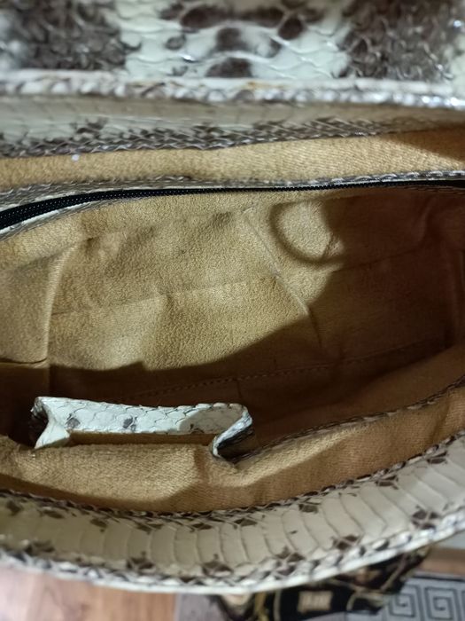 Сумка из натуральной кожи питона