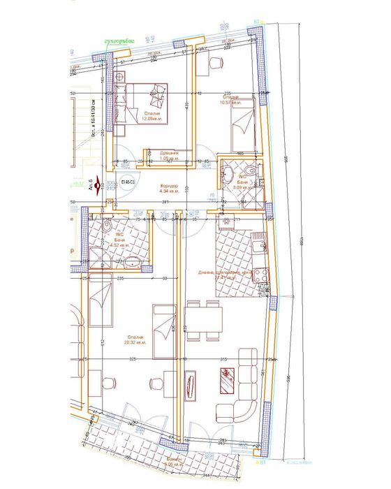 Продава се Четиристаен апартамент в Варна, Погреби - 120 кв.м за 1459 €/кв.м - Снимка #5