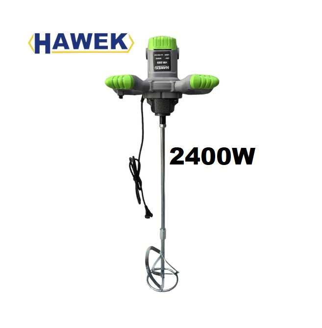 Строителен миксер – бъркалка за бетон HAWEK 2400W