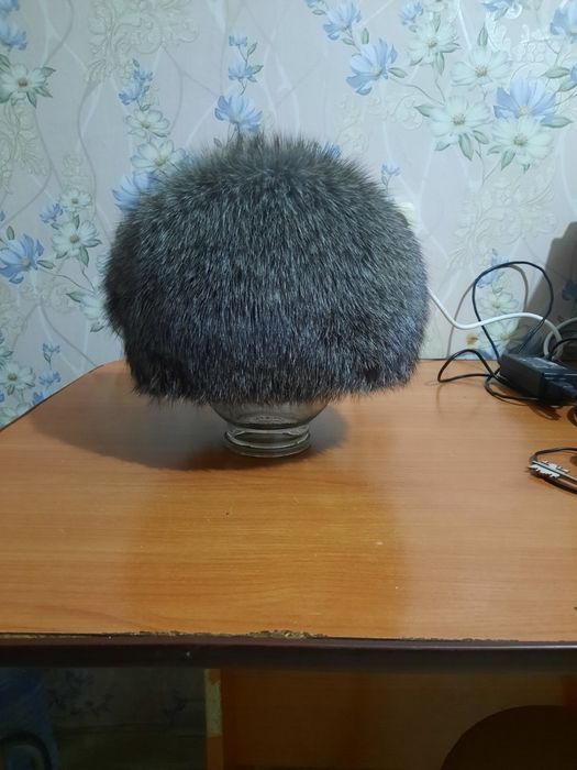 Шапка чернобурка