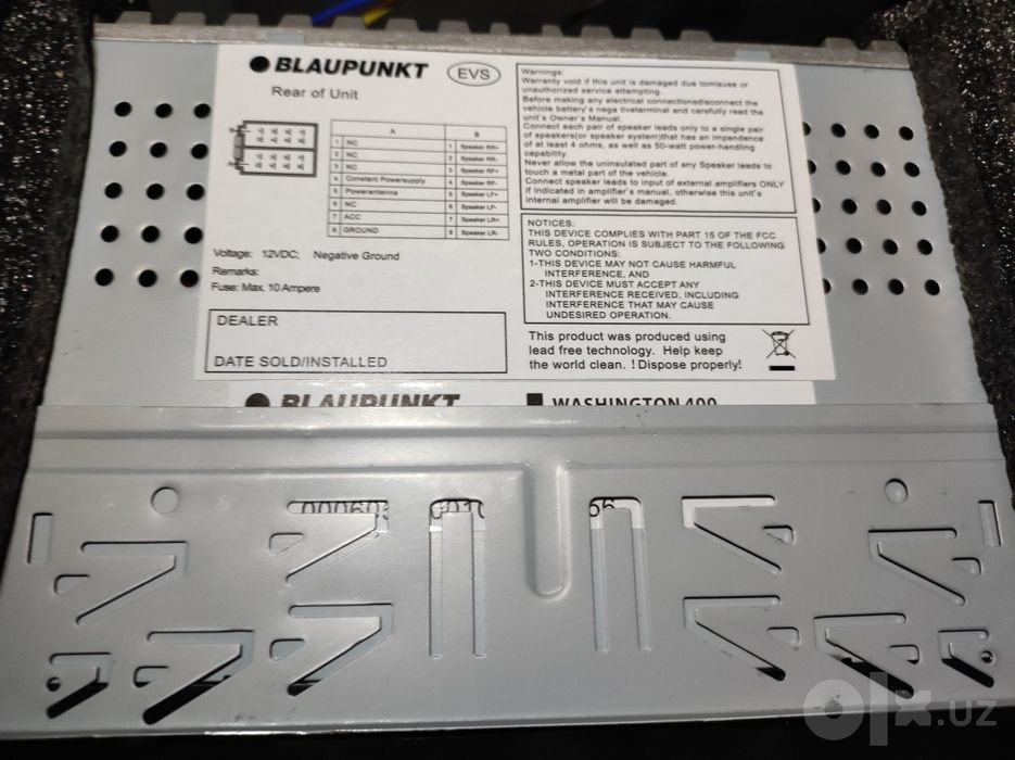 Чет элдан олиб келинган BLAUPUNCT Авто магнитпфон сотилади  N