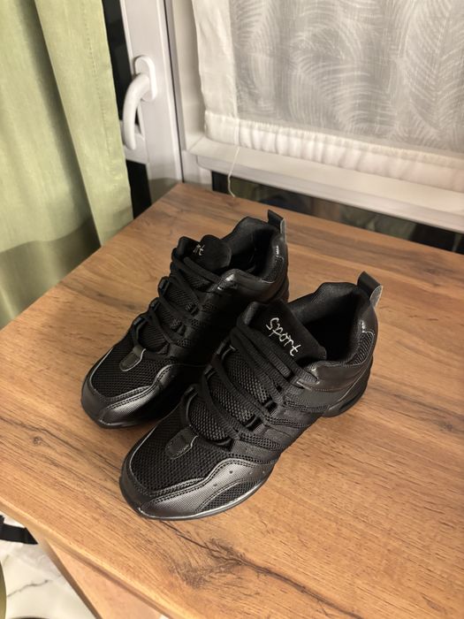 Джазовки чёрные, обувь для танцев