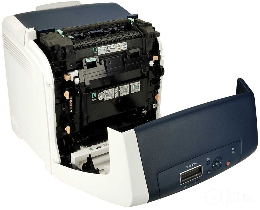 - Цветной принтер Xerox Phaser 6500N с картриджами