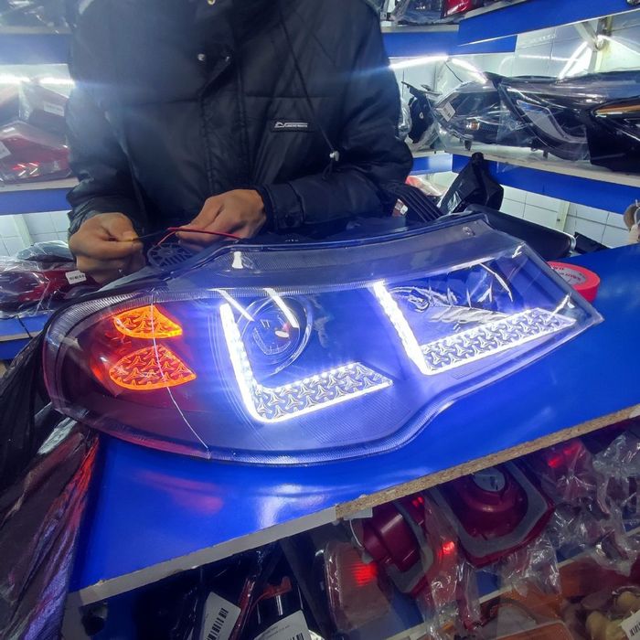 Нексия 2 фара лед