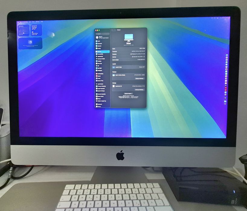iMac 27inch 2020 96GB ram, i9, Radeon 5700xt