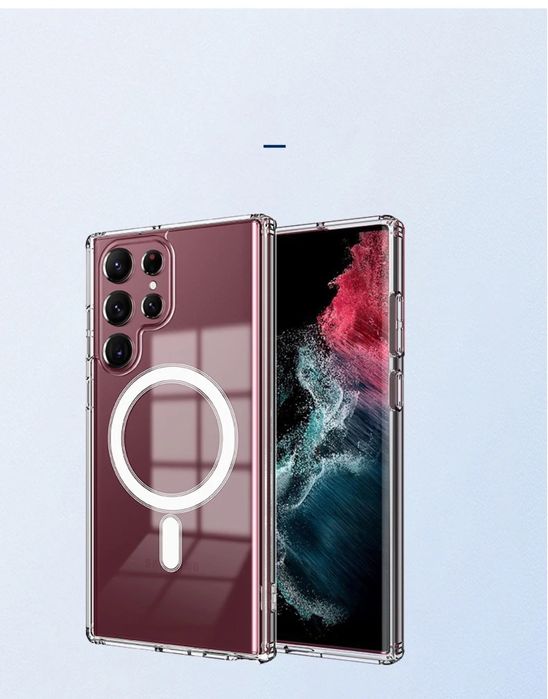 Samsung S23/S24/S25/S26 PLUS/ULTRA FE Husa Clear TPU Incarcare Magneti