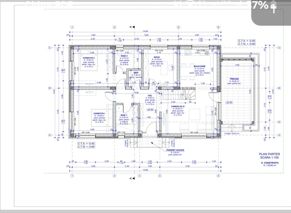 Casa 4 camere Buftea-direct dezvoltator, comision 0,TVA inclus