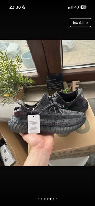 Adidas Yeezy Boost 350 V2 Black Reflective 43 1/3 Noi