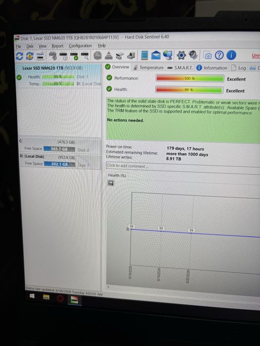 SSD NVME Lexar NM620 1TB