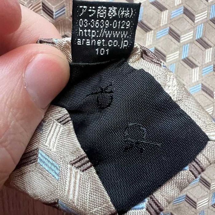 Cravata Calvin Klein ck 100% matase geometrica vintage made in japan