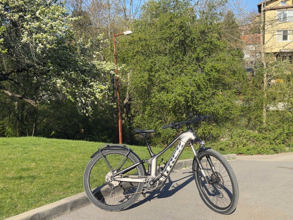 Trek Powerfly FS 4 - Електрически велосипед MTB с Ел. Мотор Bosch и пълно окачване