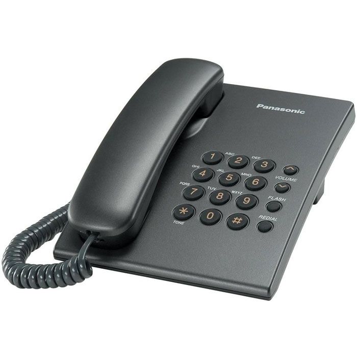 Panasonic Оригинальный стационарный телефон Малайзия 5 лет гарантия