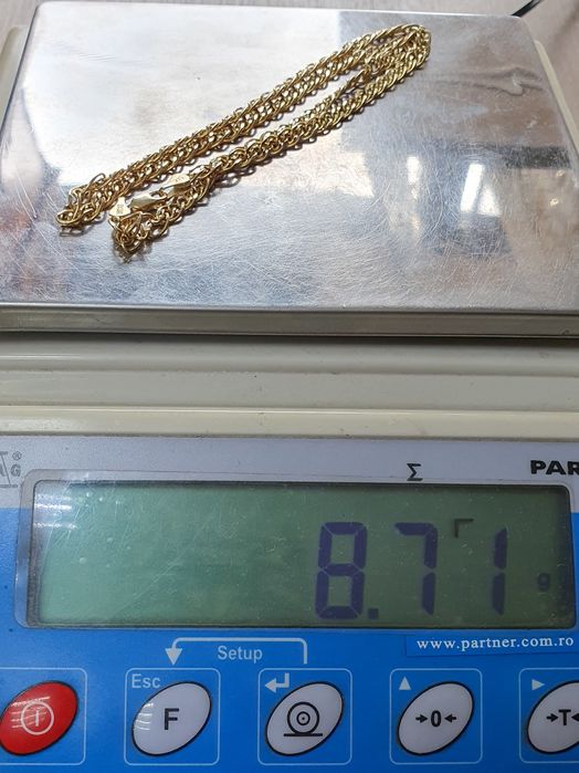 Lanț din aur de 14K model Bismark – 50 cm – 8,71 g